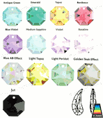 Swarovski Strass Aurora Fairy Wing With Lazer Logo Etched 38mm # 8950-8031-38 Set of 10pc Swarovski Strass Aurora Fairy Wing With Lazer Logo Etched 38mm # 8950-8031-38 Set of 10pc