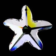 Swarovski Strass Aurora Starfish With Lazer Logo Etched 40mm # 8818-40