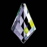 Swarovski Strass Crystal Kite Pear Shape With Lazer Logo Etched 50mm # 8755-50