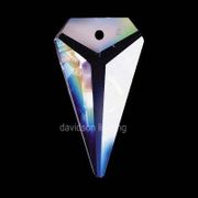 Swarovski Strass Crystal Kite Triangle With Lazer Logo Etched 25mm # 8762-25