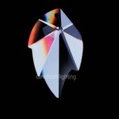 Swarovski Strass Crystal Leaf With Lazer Logo Etched 26mm # 8805-26 Swarovski Strass Crystal Leaf With Lazer Logo Etched 26mm # 8805-26