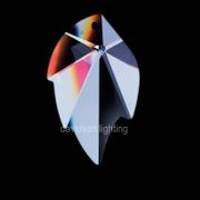 Swarovski Strass Crystal Leaf With Lazer Logo Etched 26mm # 8805-26 Set of 10pc