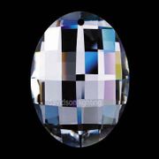 Swarovski Strass Crystal Matrix With Lazer Logo Etched 32mm # 8950-0022-32 Box of 160pc