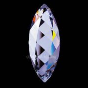 Swarovski Strass Crystal Olive Twist With Lazer Logo Etched 50mm # 8950-8011-50