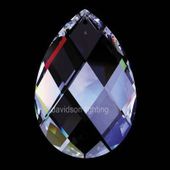 Swarovski Strass Crystal Oval Pear Shape With Lazer Logo Etched 50mm # 8741-50 Box of 224pc