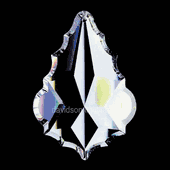 Swarovski Strass Crystal Pendeloque With Lazer Logo Etched 100mm # 8901-100 Swarovski Strass Crystal Pendeloque With Lazer Logo Etched 100mm # 8901-100