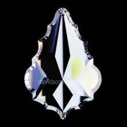 Swarovski Strass Crystal Pendeloque With Lazer Logo Etched 63mm # 8901-63