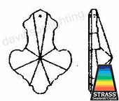 Swarovski Strass Crystal Pendeloque With Lazer Logo Etched 76mm # 8904-76 Set of 10pc Swarovski Strass Crystal Pendeloque With Lazer Logo Etched 76mm # 8904-76 Set of 10pc