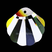 Swarovski Strass Crystal Seashell With Lazer Logo Etched 28mm # 8817-28 Set of 10pc