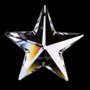 Swarovski Strass Crystal Star With Lazer Logo Etched 50mm # 8815-50 Box of 36pc