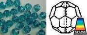 Swarovski Strass Emerald 100 Beads With Lazer Logo Etched 6mm # 8502-6