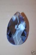 Swarovski Strass Medium Sapphire Pear Shape With Lazer Logo Etched 38mm # 8721-38 Set of 10pc