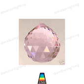 Swarovski Strass Rosaline Crystal Ball With Lazer Logo Etched 20mm Swarovski Strass Rosaline Crystal Ball With Lazer Logo Etched 20mm