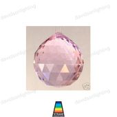 Swarovski Strass Rosaline Crystal Ball With Lazer Logo Etched 30mm Swarovski Strass Rosaline Crystal Ball With Lazer Logo Etched 30mm