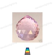 Swarovski Strass Rosaline Crystal Ball With Lazer Logo Etched 40mm