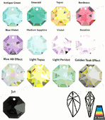 Swarovski Strass Topaz New Leaf With Lazer Logo Etched 40mm # 8806-40 Swarovski Strass Topaz New Leaf With Lazer Logo Etched 40mm # 8806-40
