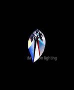 Swarovski Strass Topaz New Leaf With Lazer Logo Etched 40mm # 8806-40 Set of 10pc