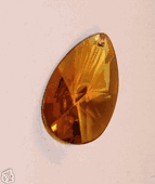 Swarovski Strass Topaz Pear Shape With Lazer Logo Etched 50mm # 8721-50 Swarovski Strass Topaz Pear Shape With Lazer Logo Etched 50mm # 8721-50