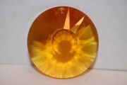Swarovski Strass Topaz Sun With Lazer Logo Etched 40mm # 8950-0011-40 Box of 100pc