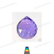 Swarovski Strass Violet Crystal Ball With Lazer Logo Etched 40mm