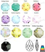 Swarovski Strass Violet Pear Shape With Lazer Logo Etched 28mm # 8721-28 Set of 10pc