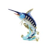 Swordfish Jeweled Box 1 3/4"H