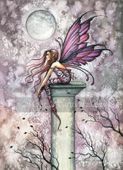 The Lookout by Molly Harrison 8"x10" Ceramic Art Tile with recessed hangers for tabletop or wall hanging purposes The Lookout by Molly Harrison 8"x10" Ceramic Art Tile with recessed hangers for tabletop or wall hanging purposes