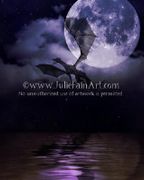 The Voyage by Julie Fain  8"x10" Ceramic Art Tile with recessed hangers for tabletop or wall hanging purposes