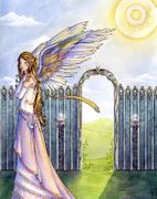 Truth by Sara M. Butcher  8"x10" Ceramic Art Tile with recessed hangers for tabletop or wall hanging purposes