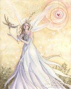 Turn To Hesed by Sara M. Butcher  8"x10" Ceramic Art Tile with recessed hangers for tabletop or wall hanging purposes