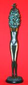 Undressing Modern Contemporary Designed Bronze Finish Figurine by U Hoyat