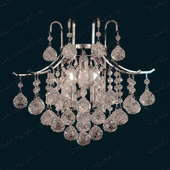 Wall Sconces 30% lead Crystal Cantolo Collection# A1001L3a Size w14" x h15"