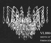 Wall Sconces 30% lead Crystal # VL88040L3a Size w18" x h21" Wall Sconces 30% lead Crystal # VL88040L3a Size w18" x h21"