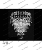 Wall Sconces 30% lead Crystal # YD2308L3a Size w10" x h11"
