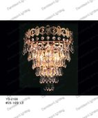 Wall Sconces 30% lead Crystal # YD2308L3ag Size w10" x h11" Wall Sconces 30% lead Crystal # YD2308L3ag Size w10" x h11"