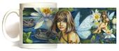 Water Sprite Mug by Artist Jane Starr Weils 11oz Coffee Mugs Microwave and Dishwasher Safe