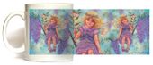 Wisteria Fairy Mug by Artist Judy Mastrangelo 11oz Coffee Mugs Microwave and Dishwasher Safe