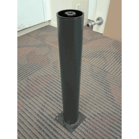 knoll-peninsula-work-surface-round-support-column-10 image