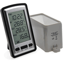 AMTAST AW012 Wireless Rain Gauge, Indoor Outdoor Weather Thermometer