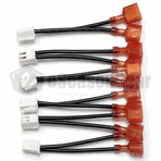 Replacement Part for AquaCal ECS0360 Wire Connectors, White, 6/PK