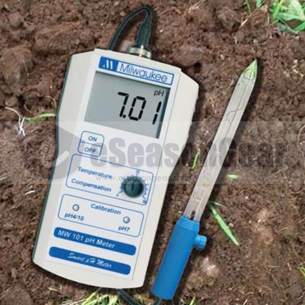 169 Milwaukee MW101 + MA918 Meter for pH in Soil Testing, Free Shipping!
