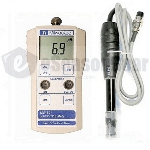 140 Milwaukee SM801 pH/EC/TDS Meter, Free Shipping!
