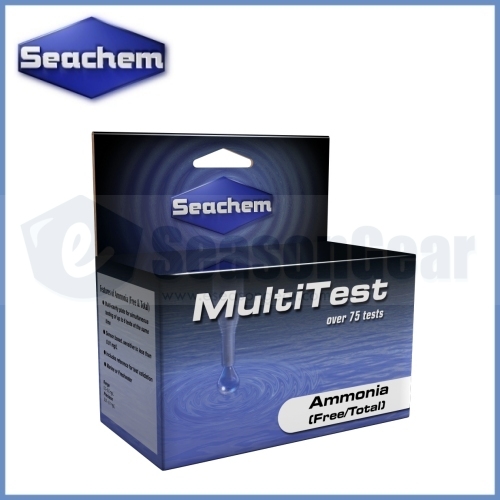 Seachem MultiTest Ammonia, Aquarium NH3/NH4 Test Kit, SC950
