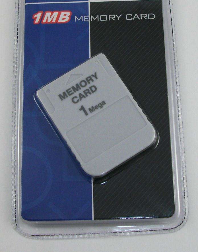 Playstation PSX PS1 1 Mega Memory Card Saves PS1 game data on PS1 or PS2