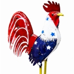 10 Ft. Giant American Rooster - Recycled Metal 10 Ft. Giant American Rooster - Recycled Metal