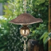 100" Cast Mushroom Rain Chains (Set of 2)