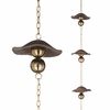 100" Cast Mushroom Rain Chains (Set of 2)
