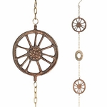100" Cast Wheel Rain Chains (Set of 2)