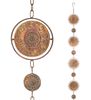 100" Medallion Spinner Rain Chains (Set of 2)