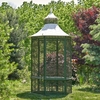 10ft. Asian-Inspired Iron Garden House Dynasty Gazebo - Green